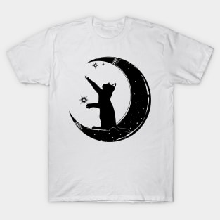 Cat and Moon T-Shirt